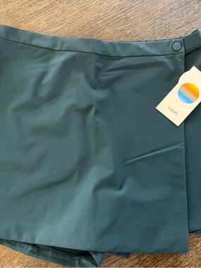 Vuori Moss Miles Sport Skirt in Deep Teal